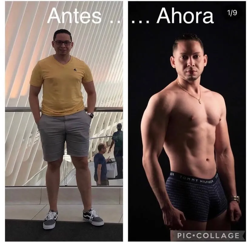 Transformación antes y después de cliente Origin Shape 11