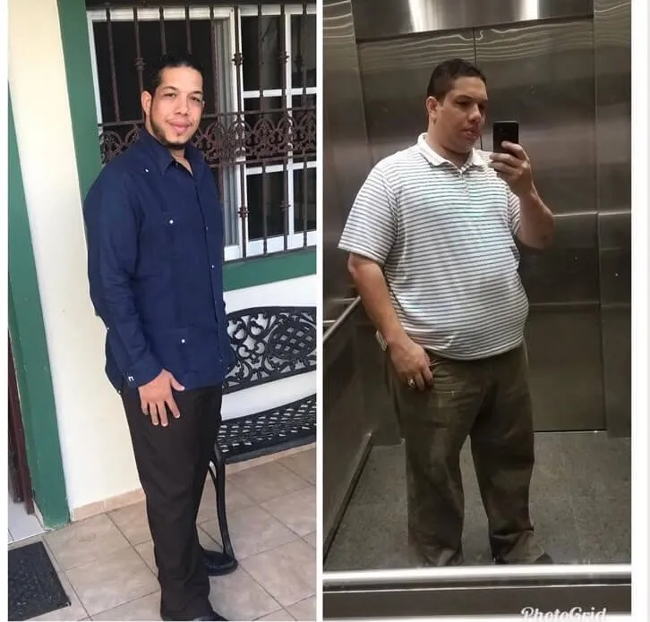 Transformación antes y después de cliente Origin Shape 17