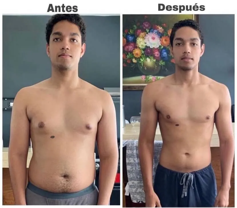 Transformación antes y después de cliente Origin Shape 19
