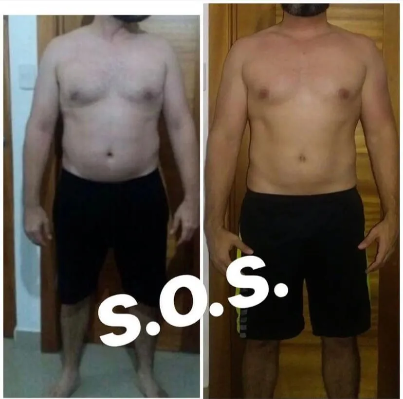 Transformación antes y después de cliente Origin Shape 22