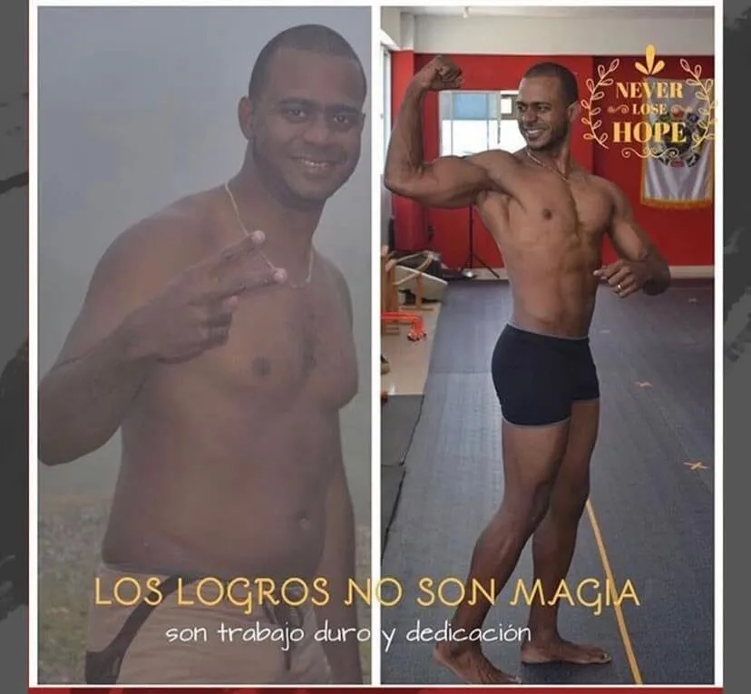 Transformación antes y después de cliente Origin Shape 25